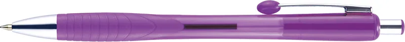 Translucent Purple/Silver Blank Side View