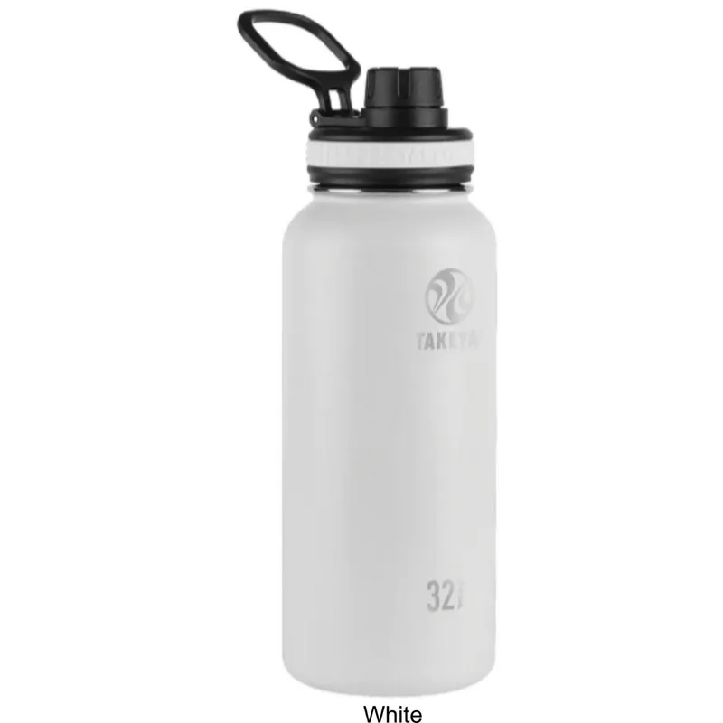 32 oz Takeya® Stainless Steel Insulated Originals Water Bottle w/ Spout Lid view 6