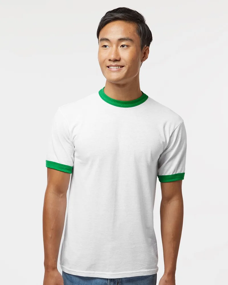 Augusta Sportswear® Unisex 50/50 Ringer T-Shirt view 2