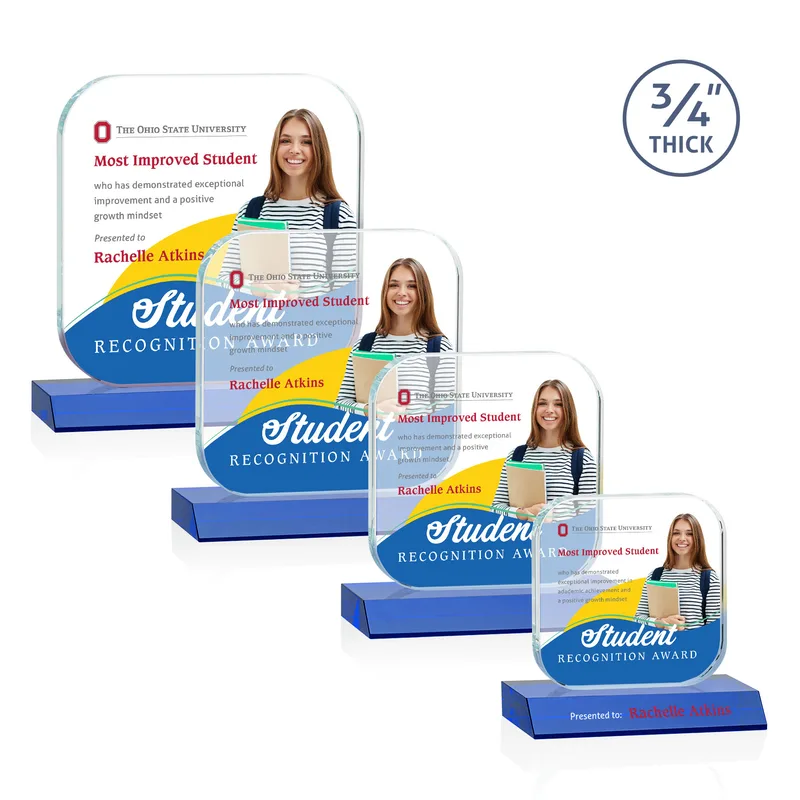 VividPrint™, Front Mitered base, Blue