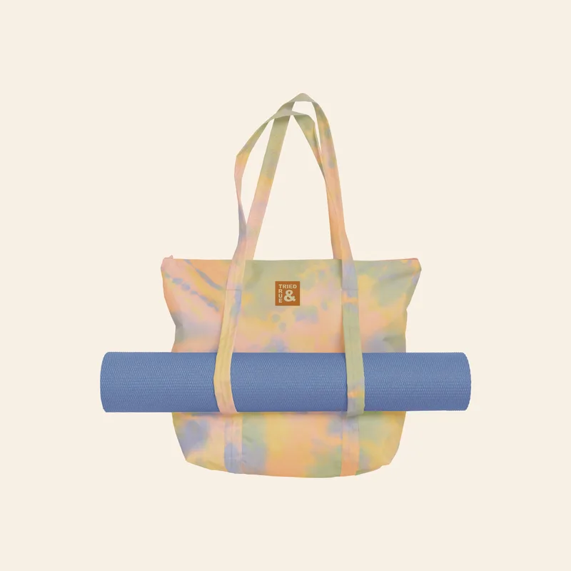 Twinkles Even More Yoga Tote - 4CP 1000D RPET view 5