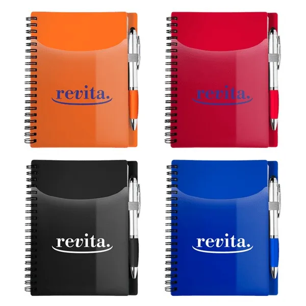 Sorbet Notebook Set with matching pen (PB2571). view 2