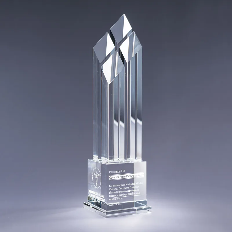 13.25" Rhombus IV Crystal Award view 2