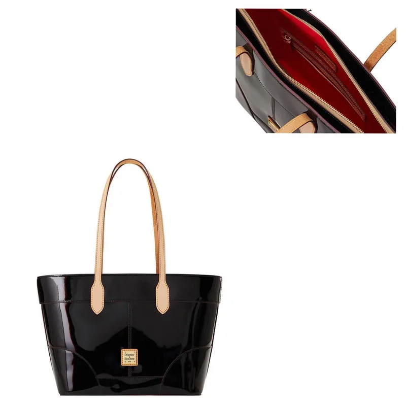 Dooney & Bourke Black Patent Tote