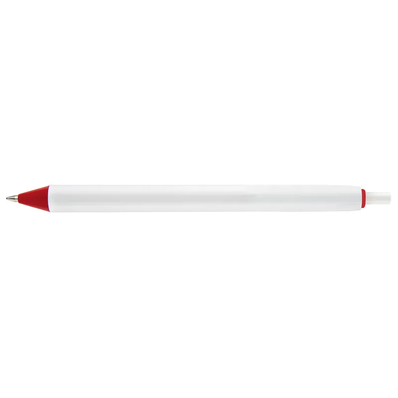 White/Red Blank Back View