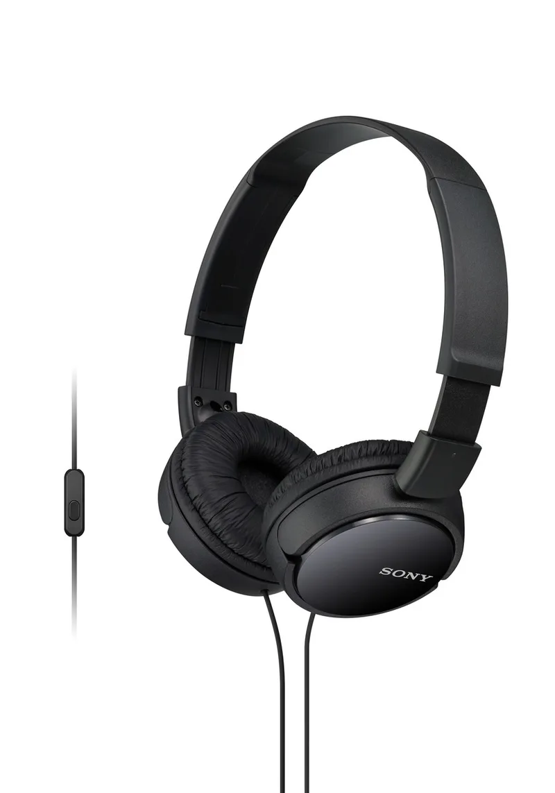 Sony ZX Series Black Wired Headphones w/Mic