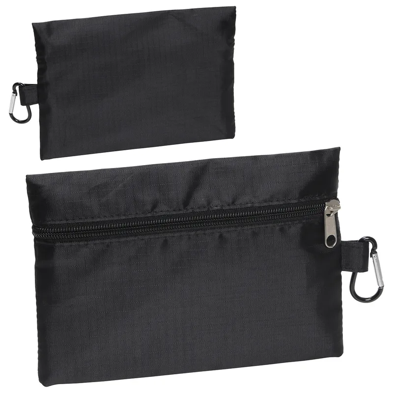 Zippered Ripstop Utility Bag with Carabiner view 2