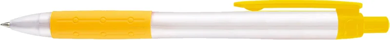 Translucent Pearl White/Yellow Blank Side View
