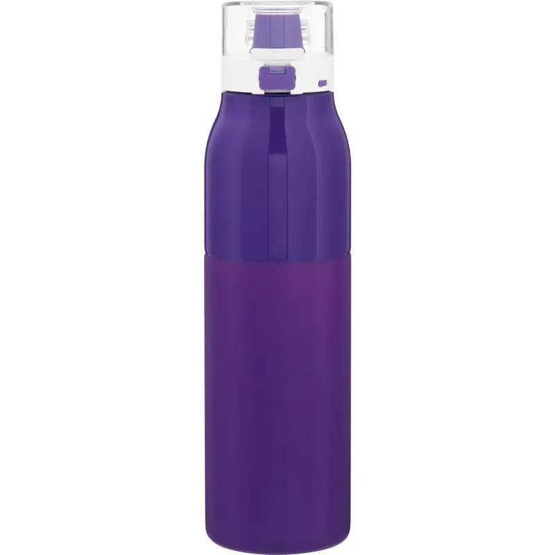 25 oz h2go Vigor Water Bottle (Matte Royal Purple) view 2