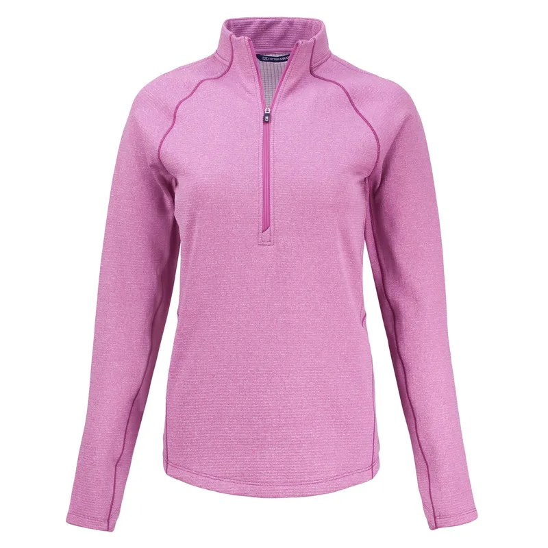 Cutter & Buck Peshastin Eco Fleece Recycled Womens Half Zip Pullover view 6