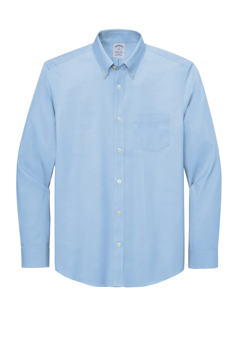 Brooks Brothers® Wrinkle-Free Stretch Pinpoint Shirt view 2