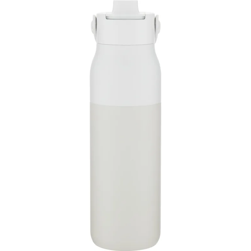 34 oz Larq Swig Top Water Bottle (Granite White) view 2