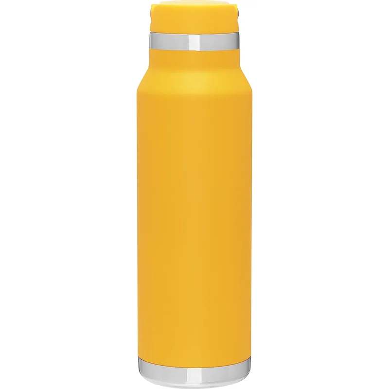 25 oz h2go Voyager Water Bottle (Matte Wheat) view 2