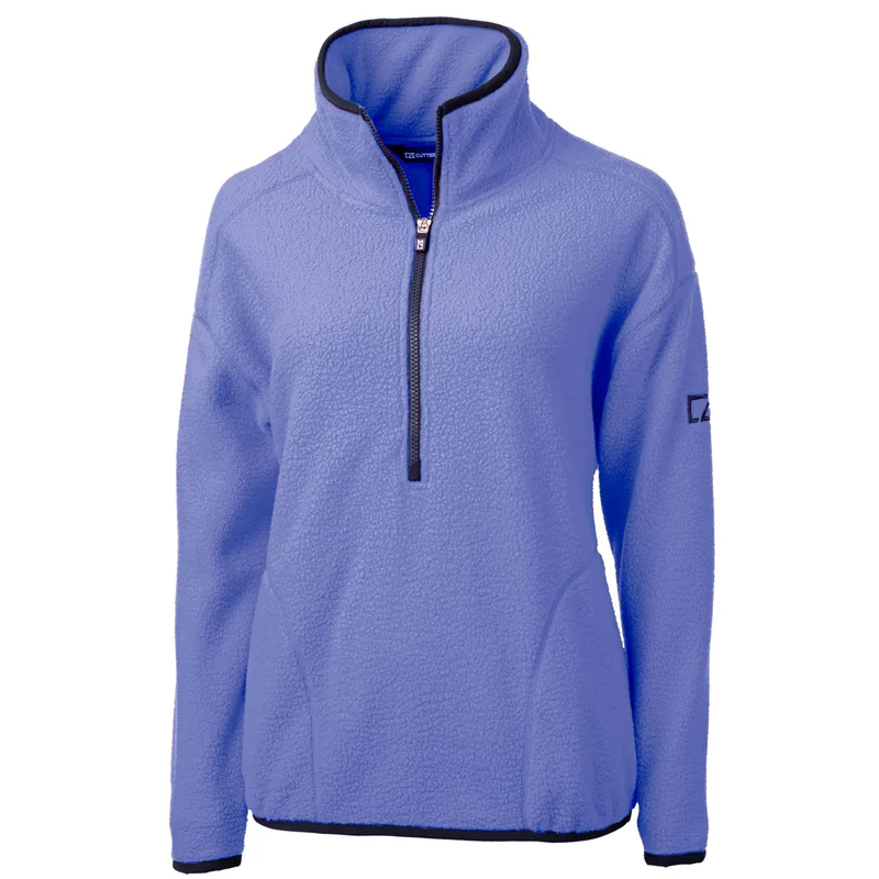 Cutter & Buck Cascade Eco Sherpa Womens Fleece Pullover Jacket view 2
