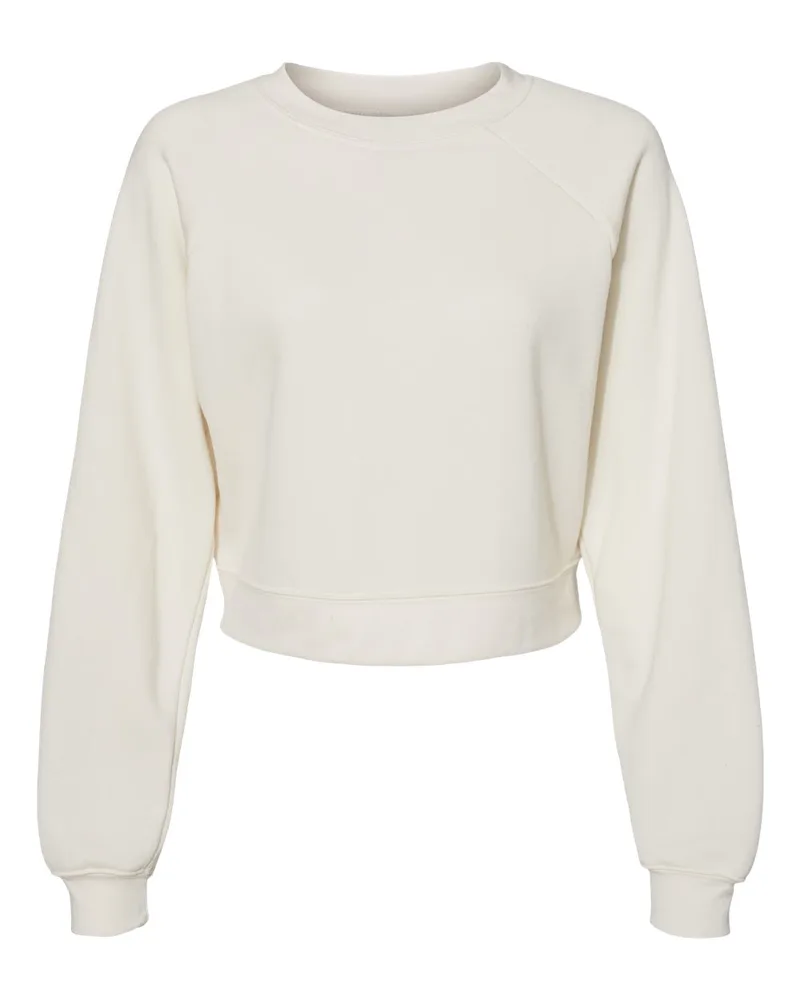 Bella+Canvas® Women's Raglan Pullover Fleece Sweatshirt view 4