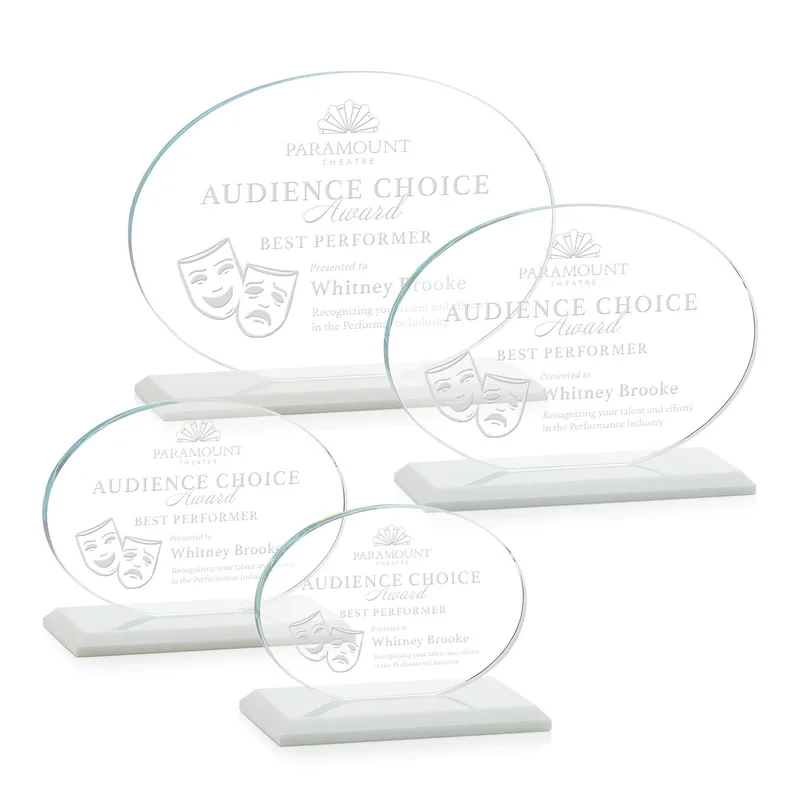 Deep Etch, Horizontal, White