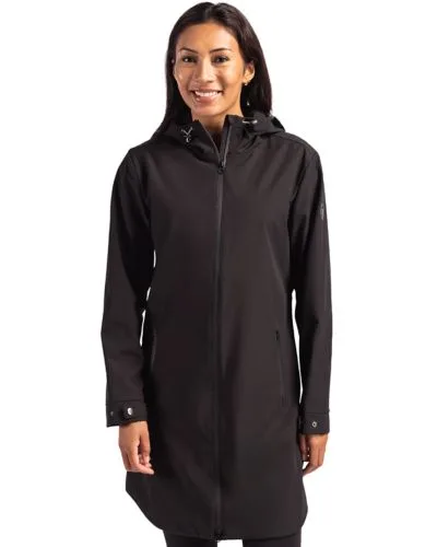 Cutter & Buck Camano Everyday Stretch Recycled Womens Water Resistant Jacket view 2
