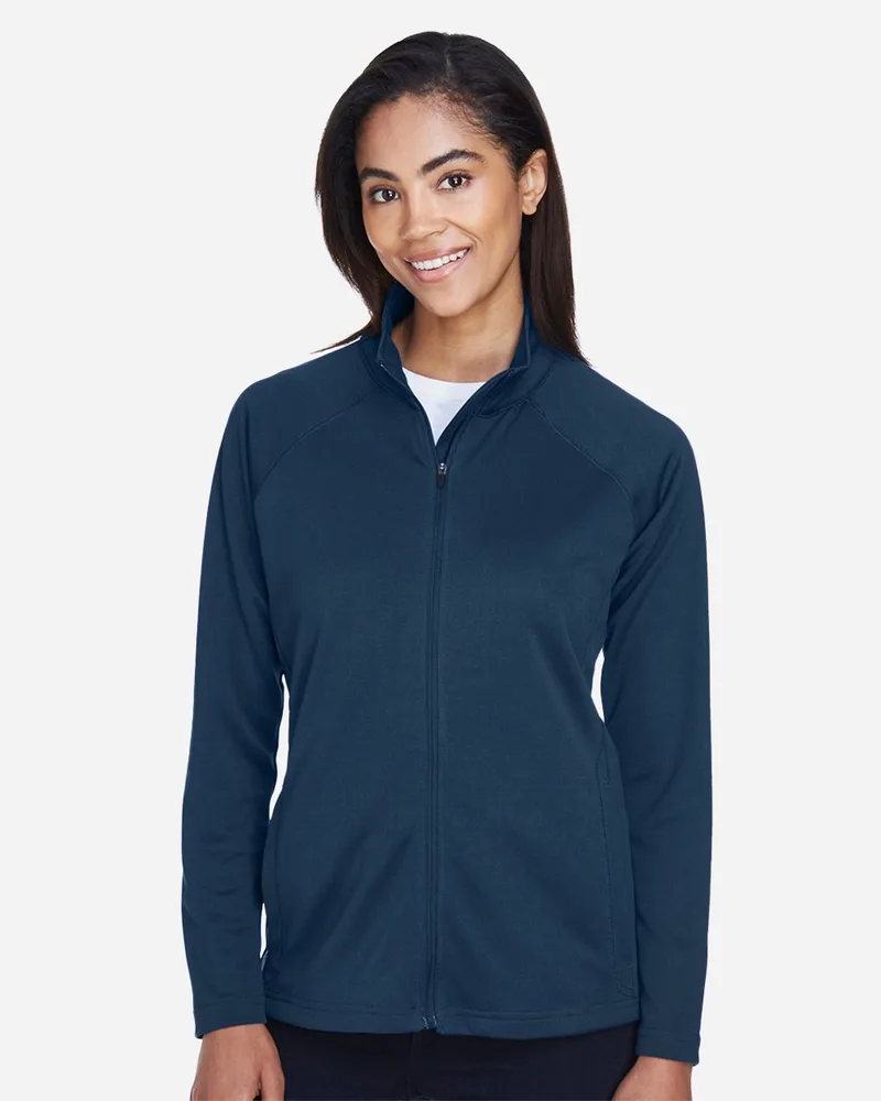 Devon and Jones® Women's Stretch Tech-Shell® Compass Full-Zip Jacket view 2