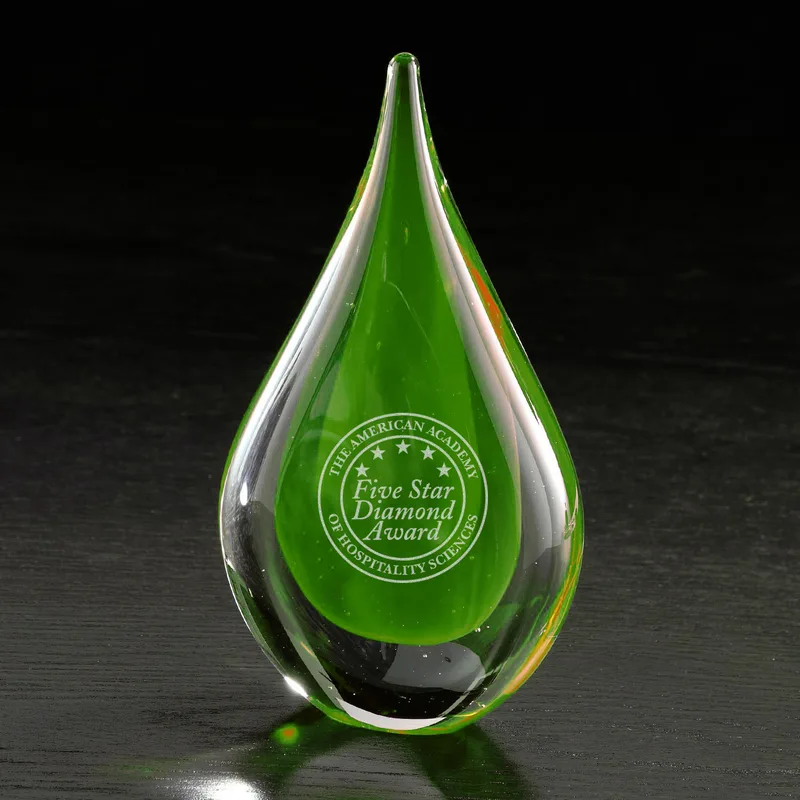 Fusion Art Glass Award w/ Black Base view 4