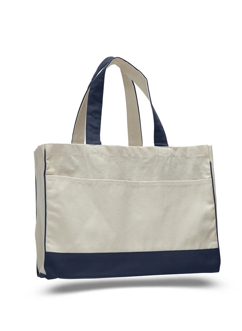 Natural Beige/Navy Blue