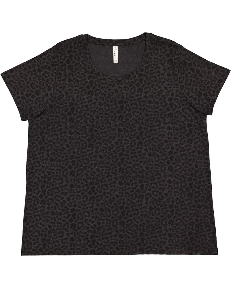 LAT Ladies' Curvy Fine Jersey T-Shirt view 3