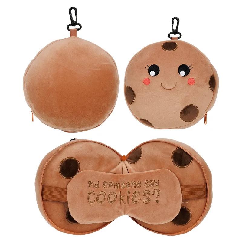 Comfort Pals™ Cookie 2-in-1 Pillow Sleep Mask view 2