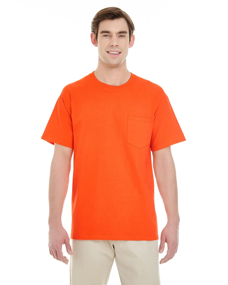Gildan Unisex Heavy Cotton Pocket T-Shirt view 7