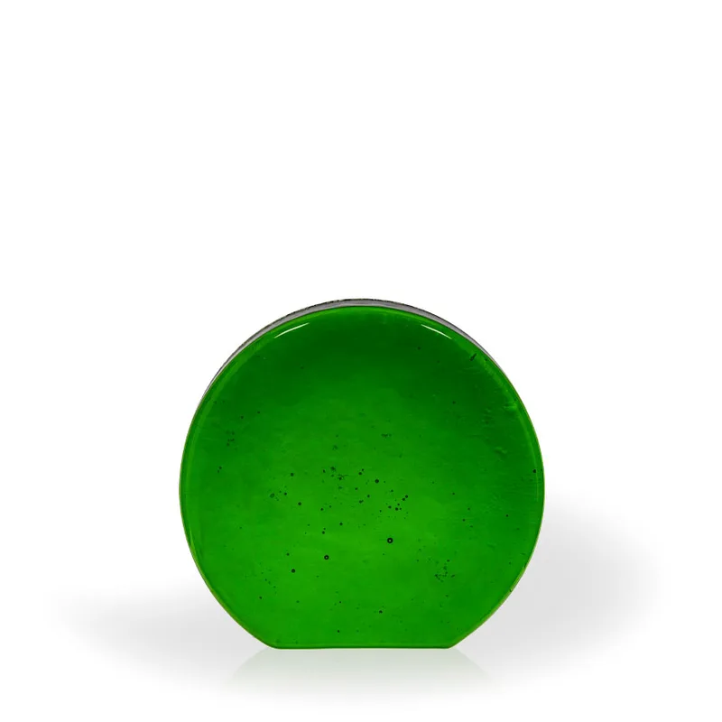 Evergreen Emerald Recycled Glass Award, 5.5" view 2