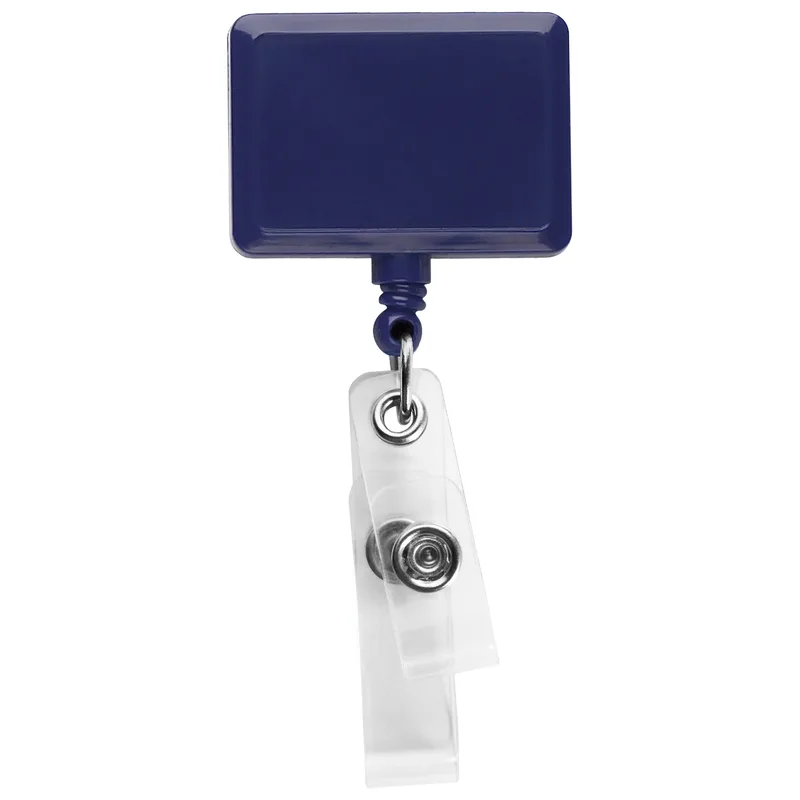 Anti-Microbial Rectangle 2 Strap Retractable Badge Reel view 2