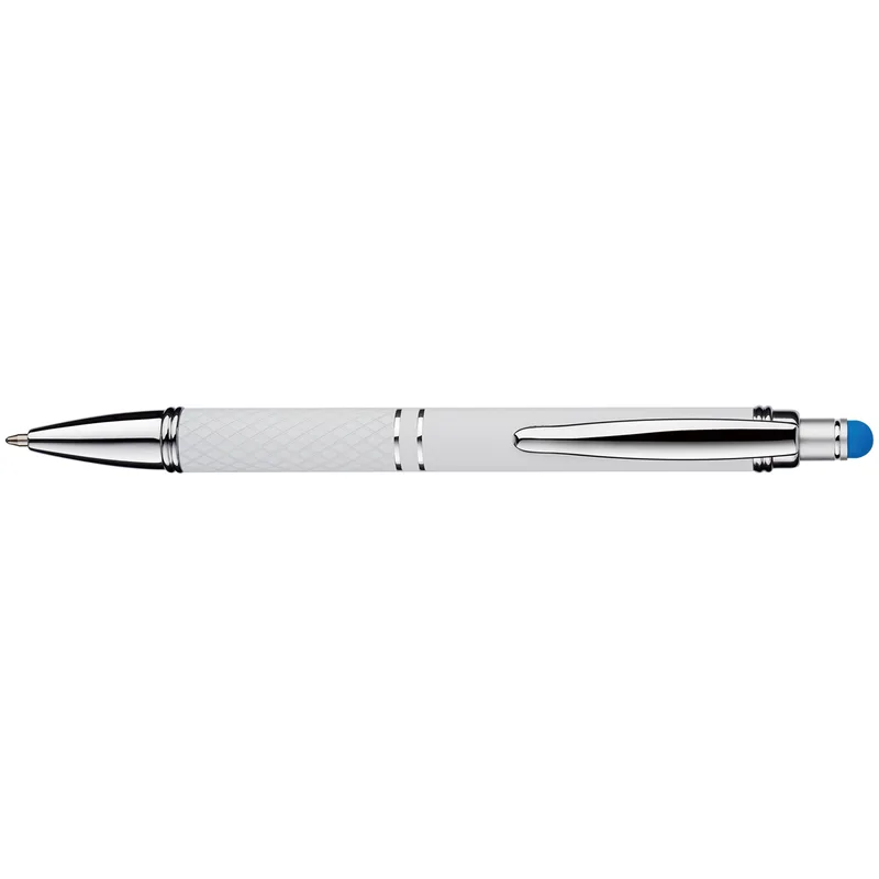 White/Silver/Light Blue Blank Front