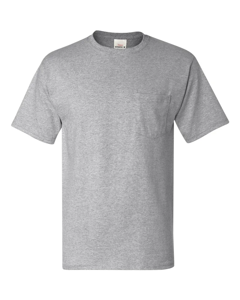 Hanes® Authentic Pocket T-Shirt view 7