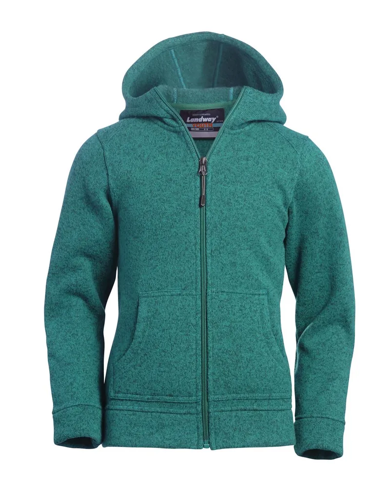 Girls' Ashton Sweater Knit Fleece Jacket view 3