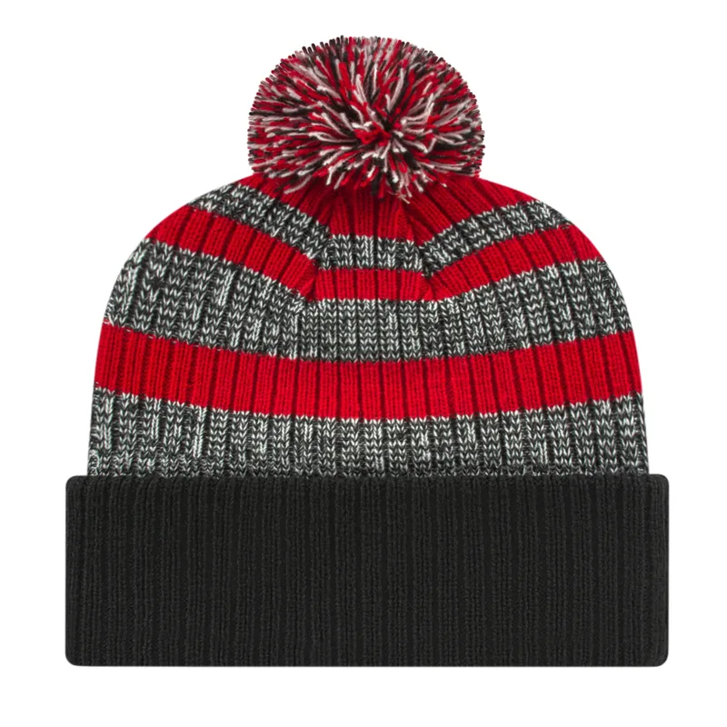 Heavy Ribbed Knit Cap With Cuff view 5