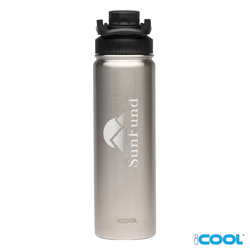 iCOOL Durango 24 oz. Double Wall, Stainless Steel Water Bottle view 3