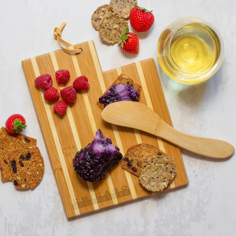 Utah Charcuterie Board with Spreader Knife Gift Set view 3