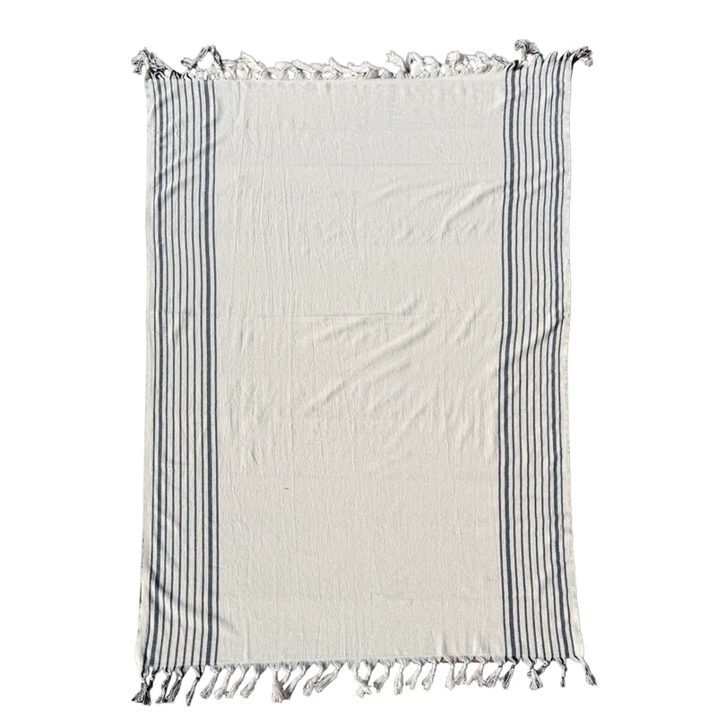 Ivory Shore Open Stripe Pesh (Imprinted) view 2
