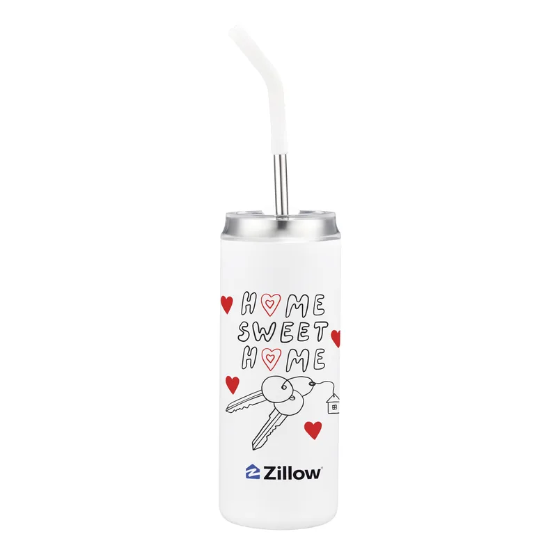 20 oz. Vacuum Tumbler with Straw view 7