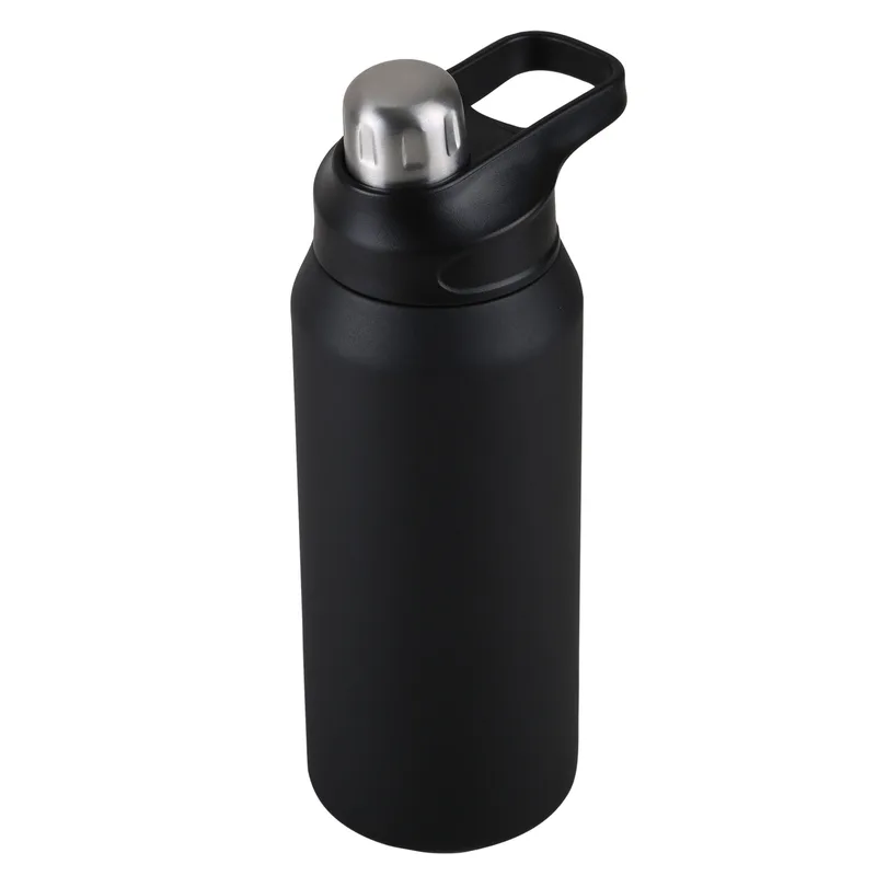 27 Oz. Surat Powder Coated Recycled Stainless Steel Bottle w/Magnetic Lid view 2
