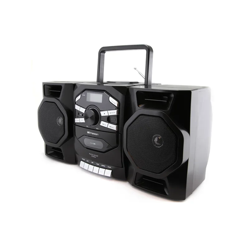 Naxa-Emerson-Victor Emerson Portable Cd + Cassette Stereo Boomboxw/Am/Fm Radio