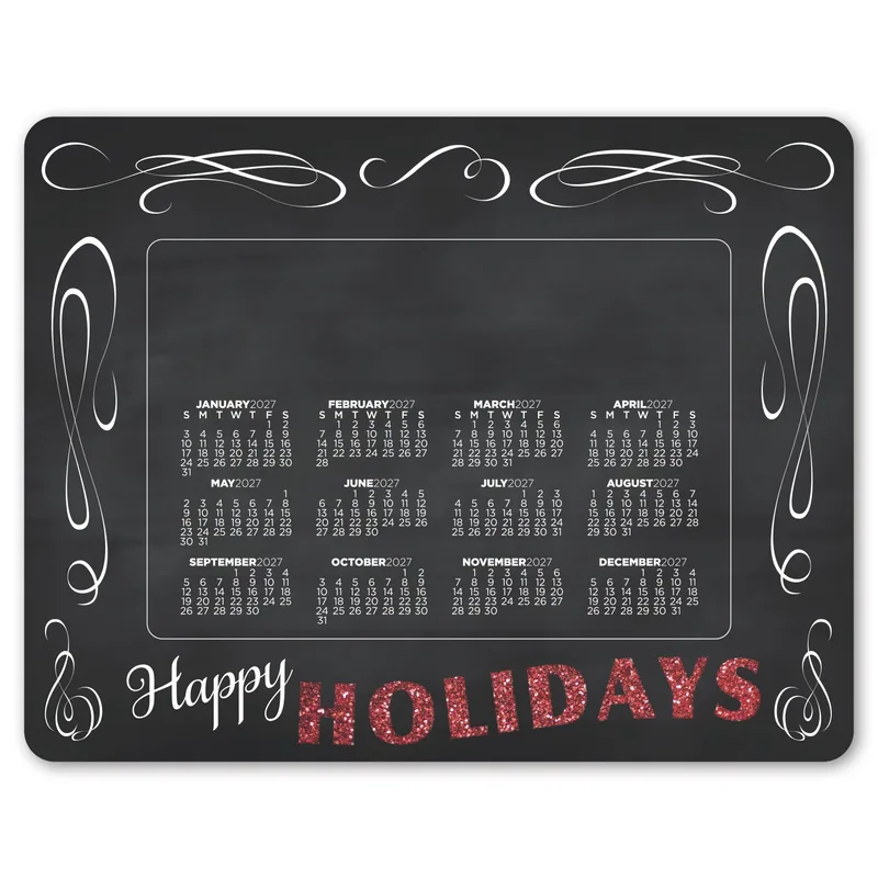 Holiday Calendar Punch Out Picture Frame view 3