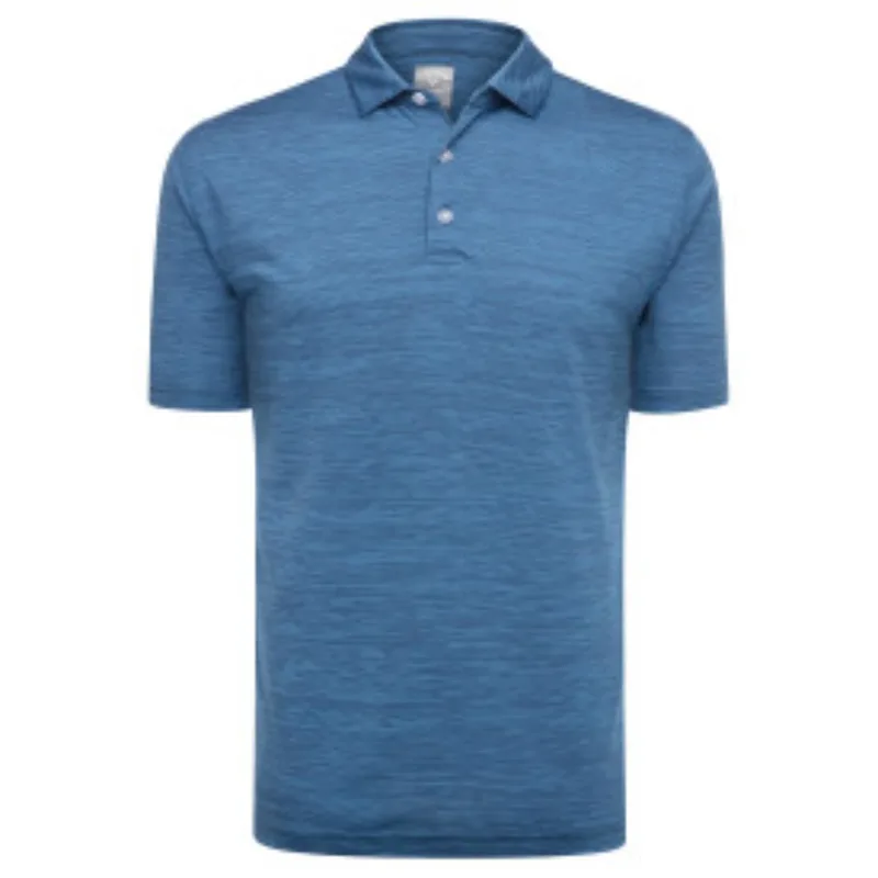 Callaway® Moisture Wicking Broken Stripe Men's Polo Shirt with Custom Logo view 6