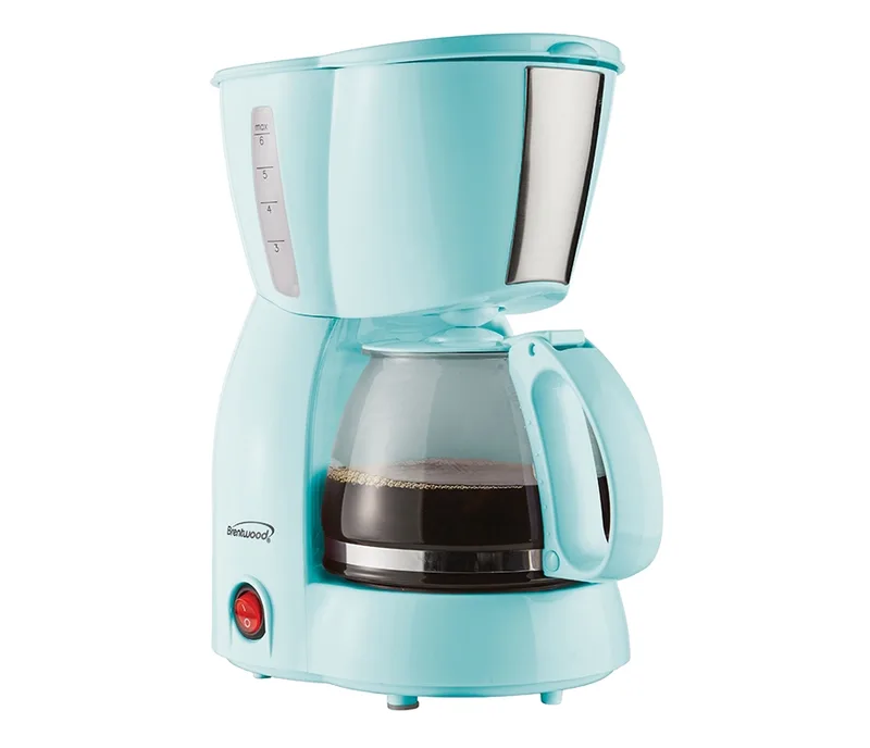 Blue 4 Cup Coffee Maker