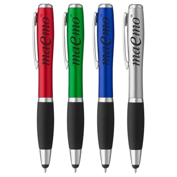 Curvaceous Stylus Ballpoint With Light view 2