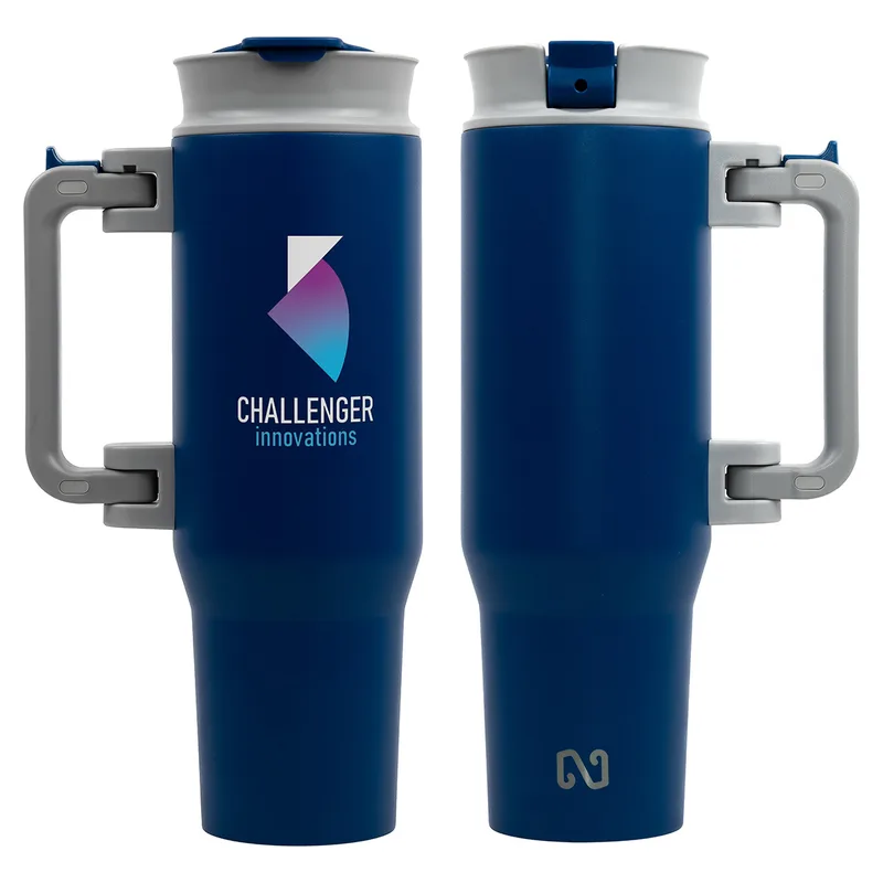 NAYAD® Genesis 40 oz Stainless Steel Double-Wall Mug with Foldable Handle view 5