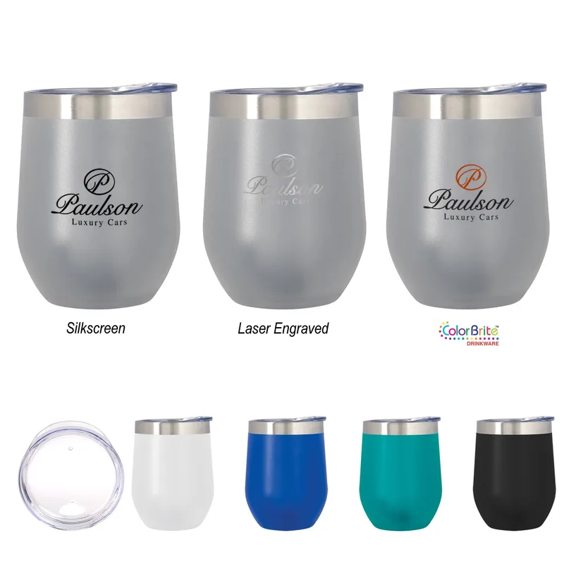 12 Oz. Vinay Stemless Wine Tumbler view 2