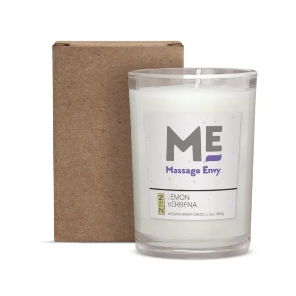 8 oz. Lemon Verbena Candle in a Cardboard Gift Box view 2