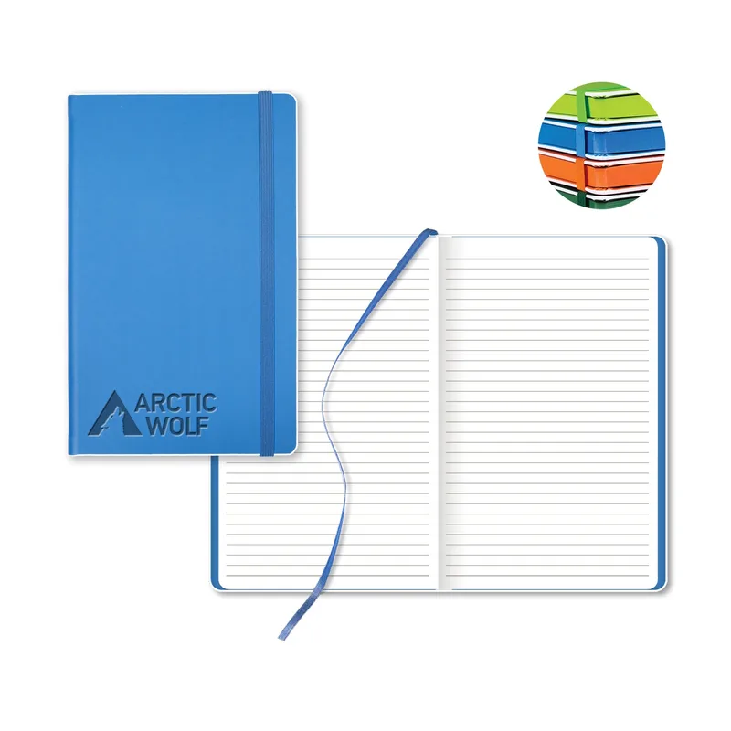 Castelli Color Laser Medio Lined White Page Journal view 3
