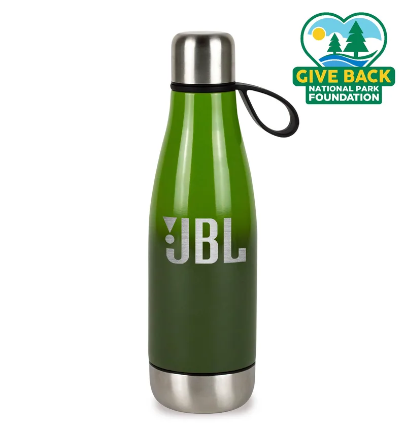 Ombre Double Entry Stainless Steel Water Bottle view 3