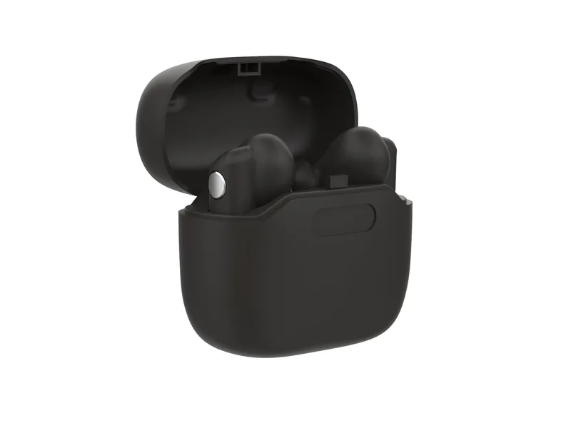 Vivitar® Black True Wireless Ear Buds w/UV Sterilizing Charging Case