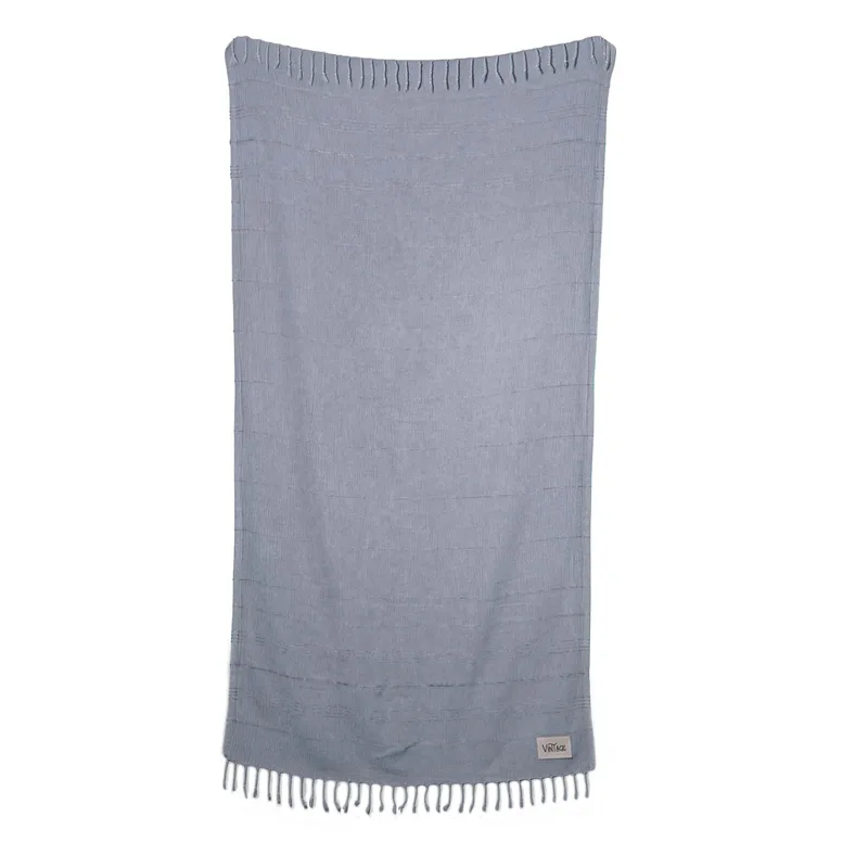 Stone Washed Demin Peshtemal Towel view 2